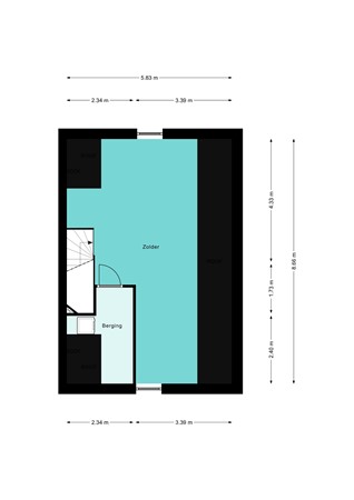 Floorplan - De Goede Woning 1, 3864 DG Nijkerkerveen